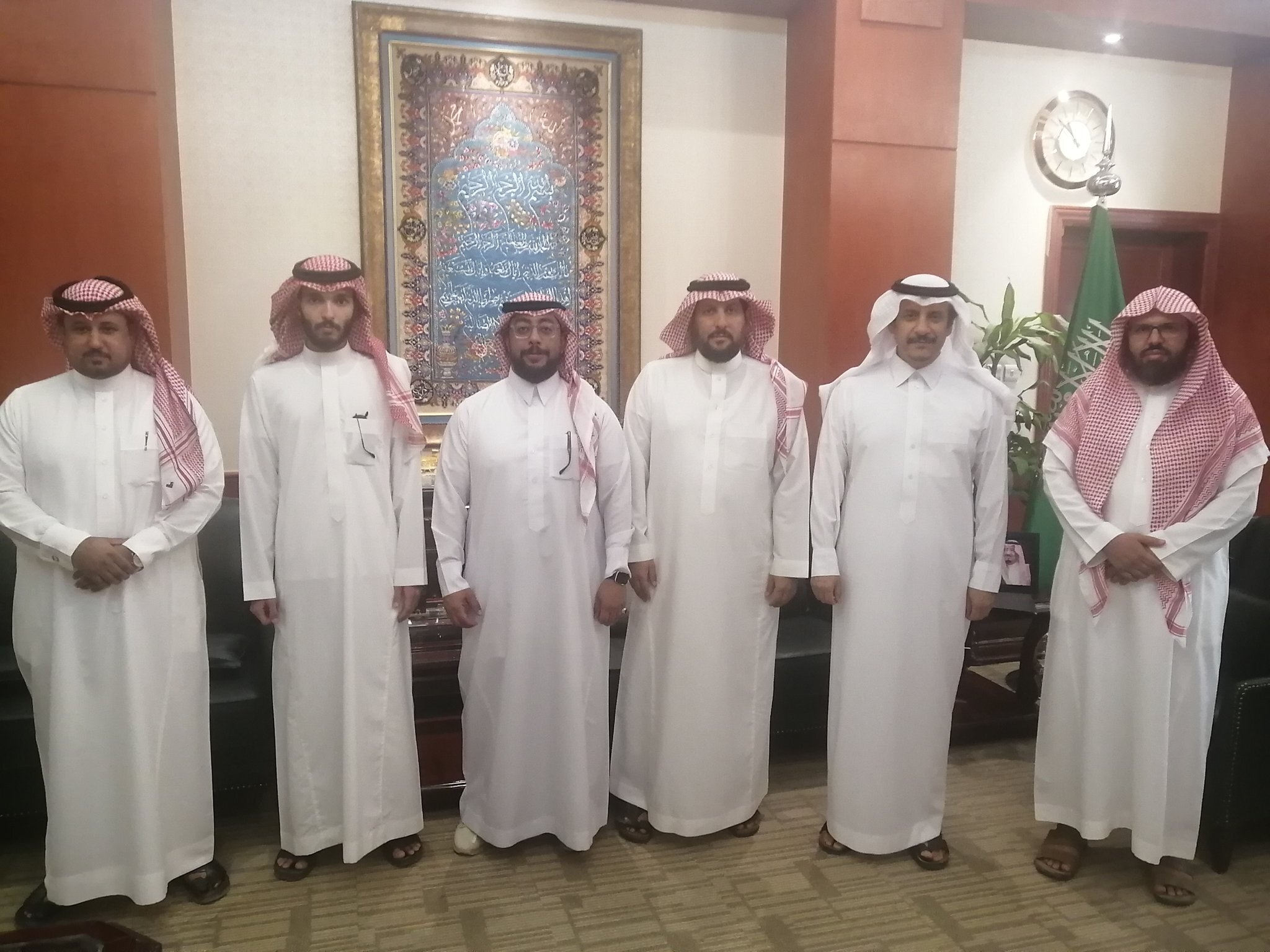 زيارة صاحب السمو الأمير عبدالرحمن بن عبدالله بن فيصل محافظ المجمعة